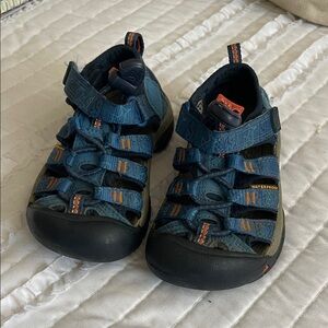 Keen Kids Blue and Black Sandals
